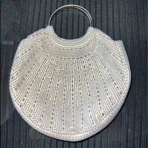 Beaded Wedding Purse, 1 pocket inside